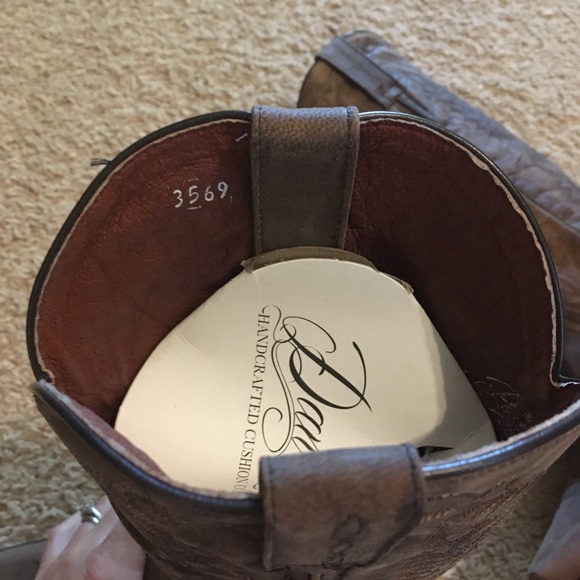 Dan Post 3464 Snip Toe leather ladies cowboy boots - Picture 6 of 12